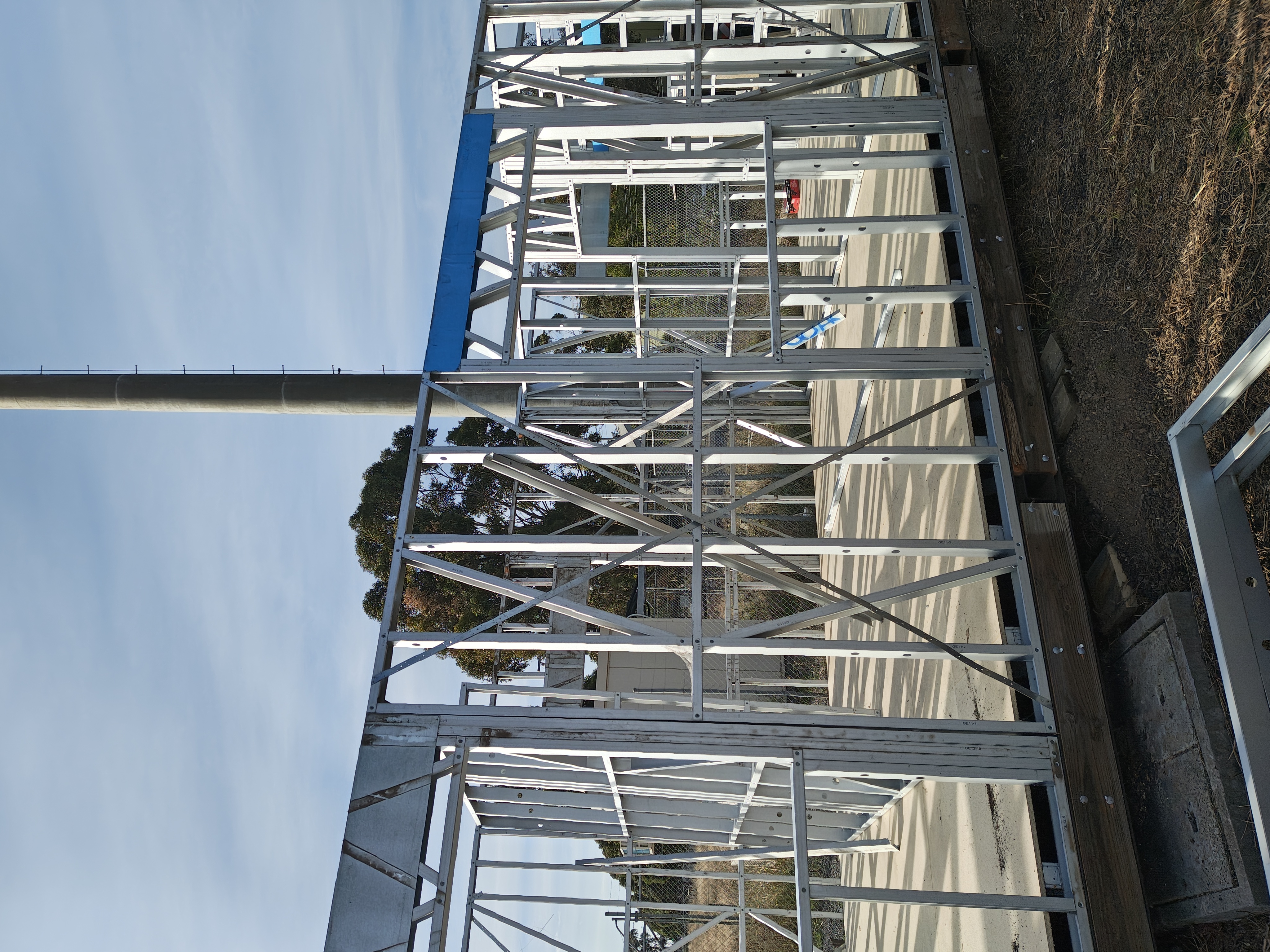 NW Steel Frames steel structure erected on-site